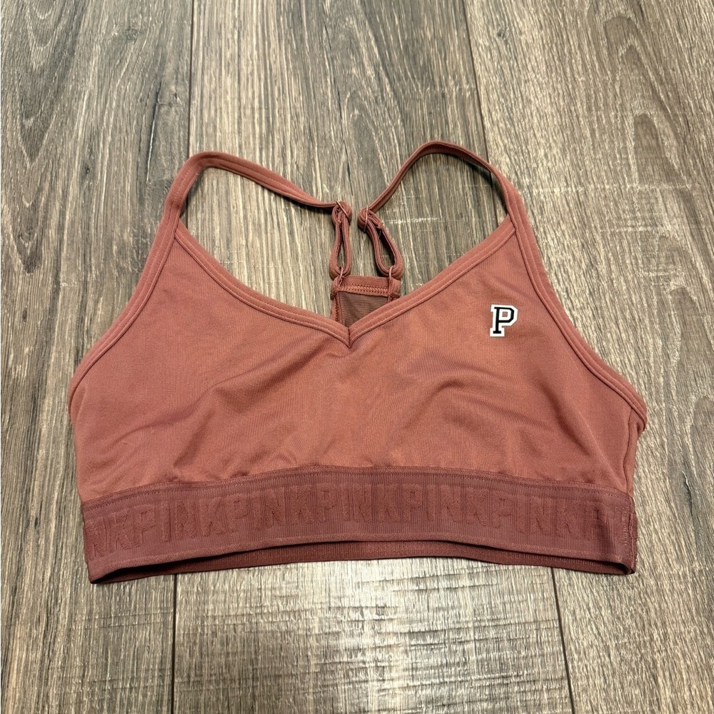 PINK SPORT Victoria's Secret Rose Pink Sports Bralette Size Small Ultimate Bra